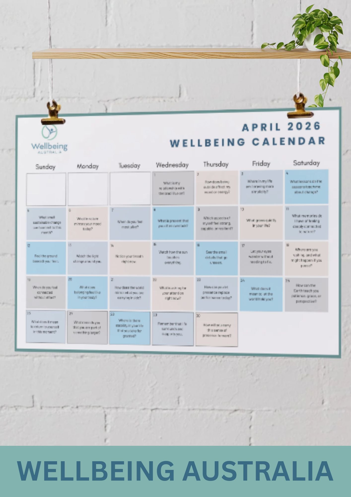 Your April 2026 Wellbeing Calendar