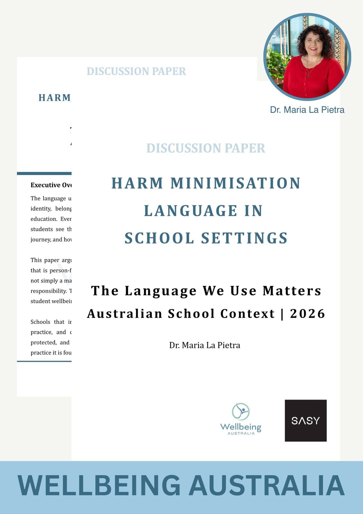 HARM MINIMISATION LANGUAGE IN SCHOOL SETTINGS - The Power of Language in Schools