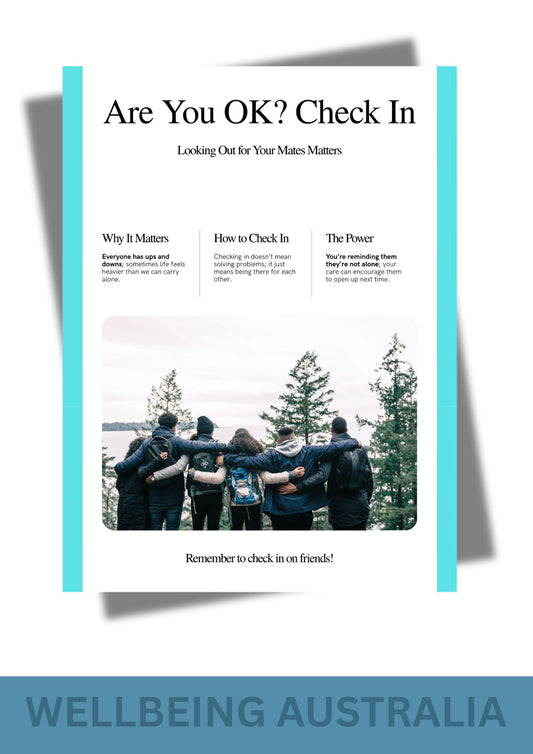 Are You Ok? Check In Poster